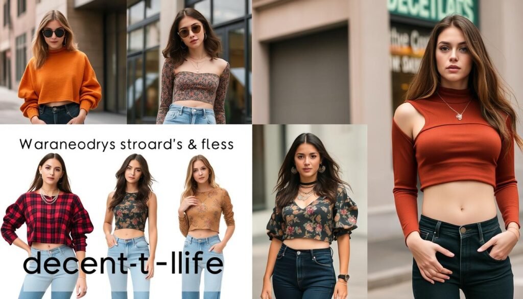 latest crop top styles