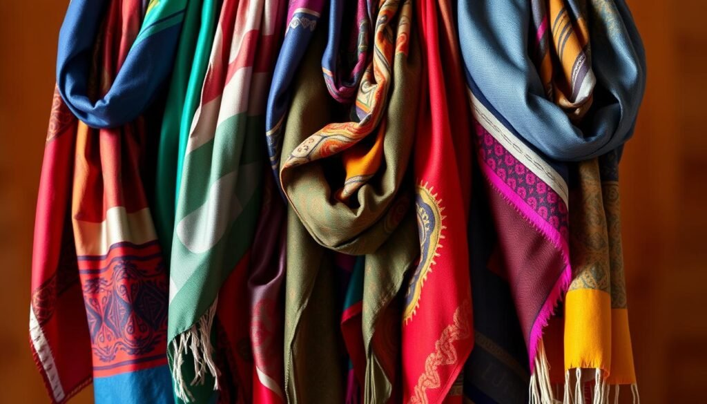 ADD A POP OF COLOR WITH SCARVES