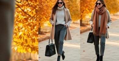 chic travel outfit, fall fashion trends 2024