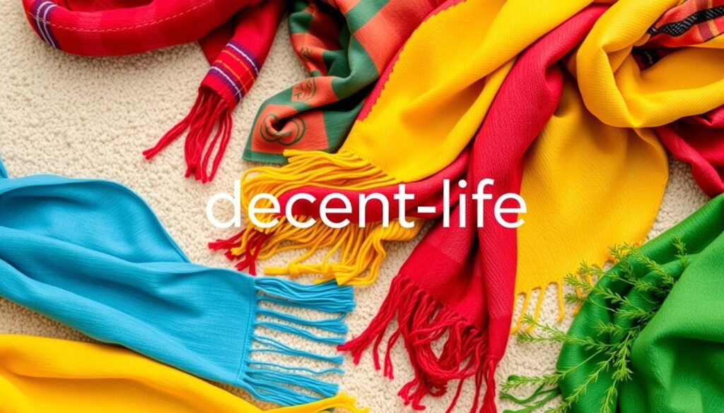 colorful scarves