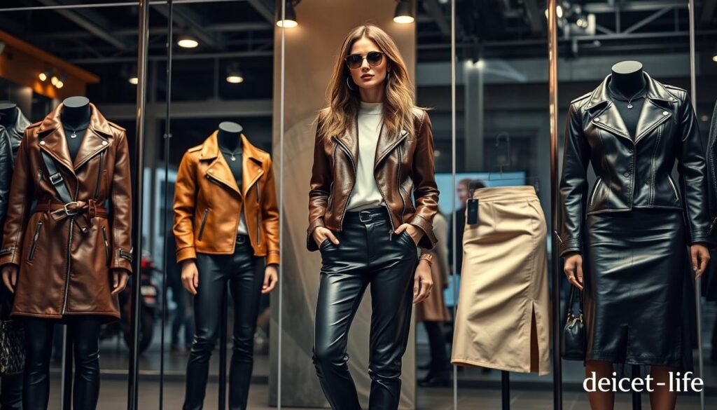 leather fashion