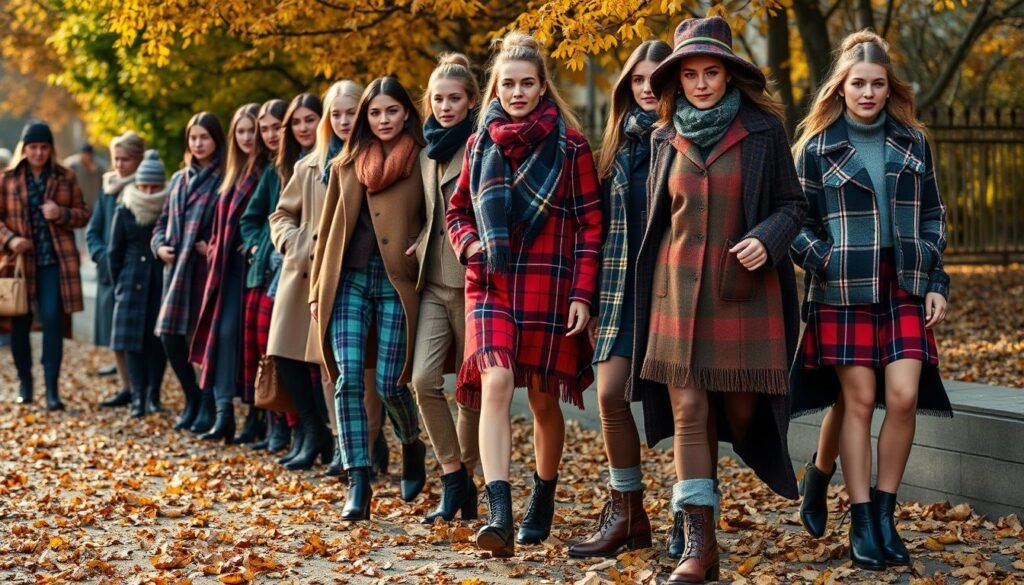 plaid fashion