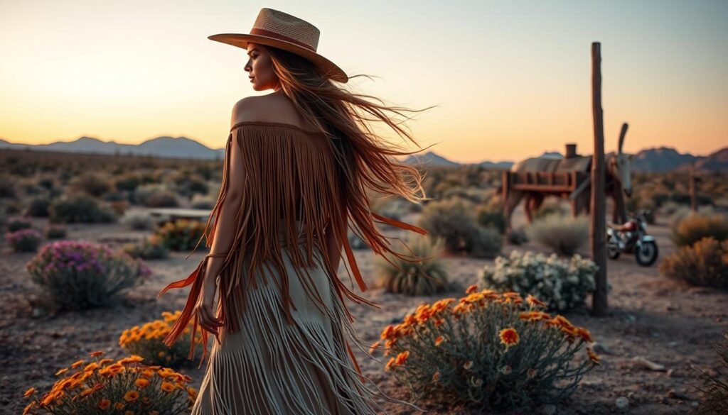 western-inspired fringe