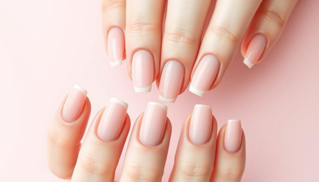 Basic Nails,Blush Nails,Casual Nails,