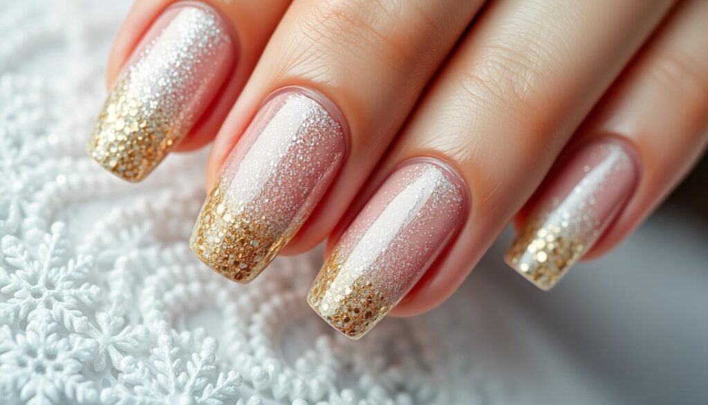 Glitter nails