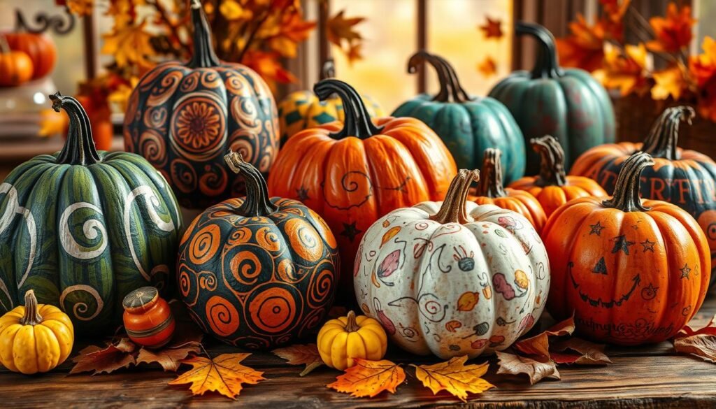 Painted Pumpkins