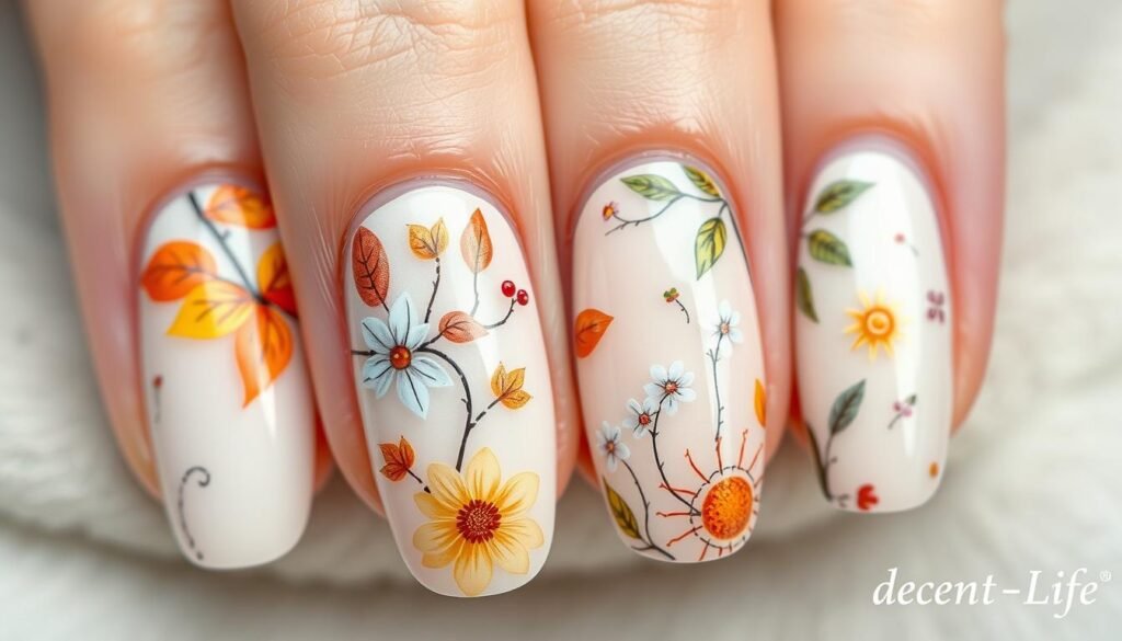 Seasonal Natural Nail Designs