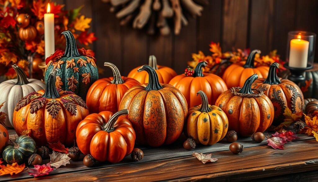 Thanksgiving pumpkin decor