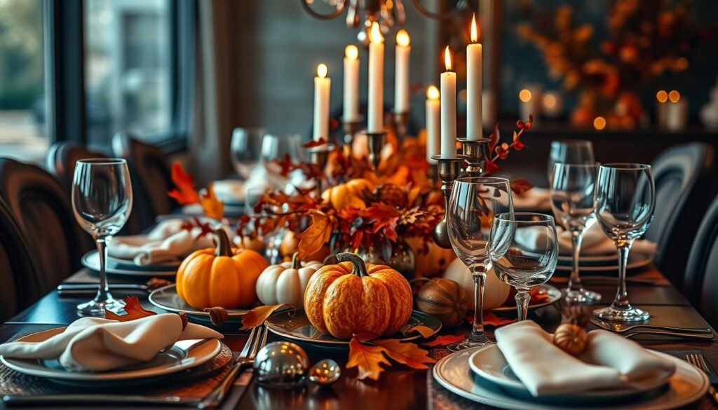 festive table settings