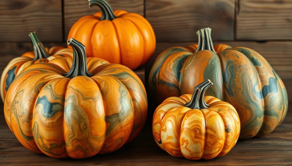 marbled pumpkins