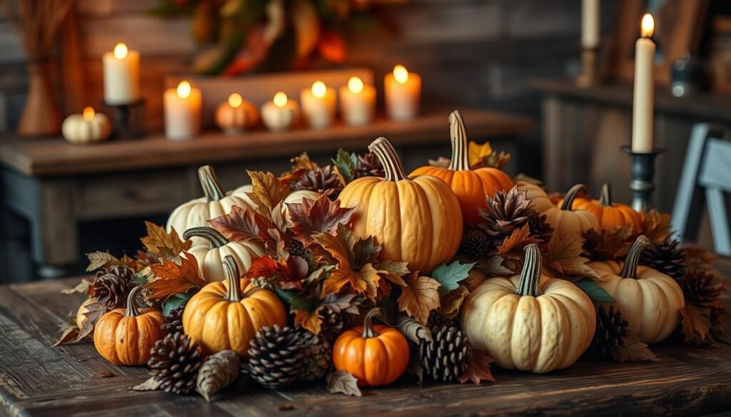 centerpieces in pumpkin decoration