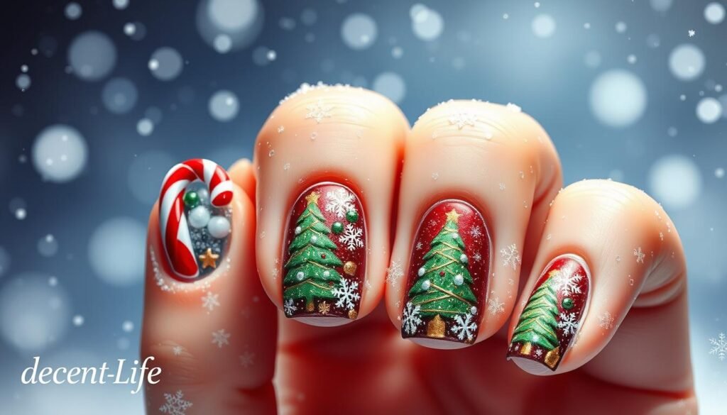 xmas nails