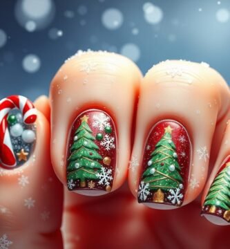 xmas nails