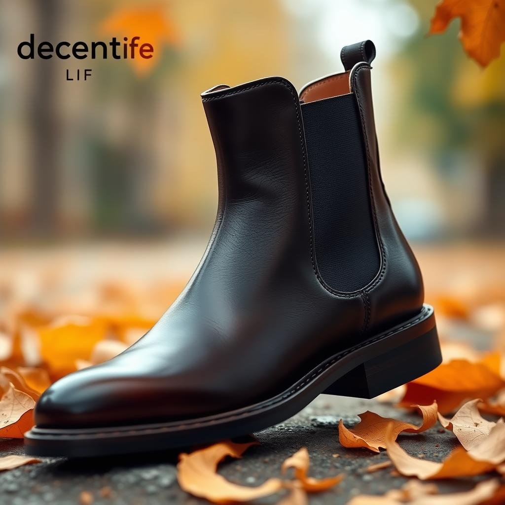 Leather Chelsea boots