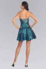 Elizabeth K - GS1023 Sequined Sweetheart Affordable Prom Dress