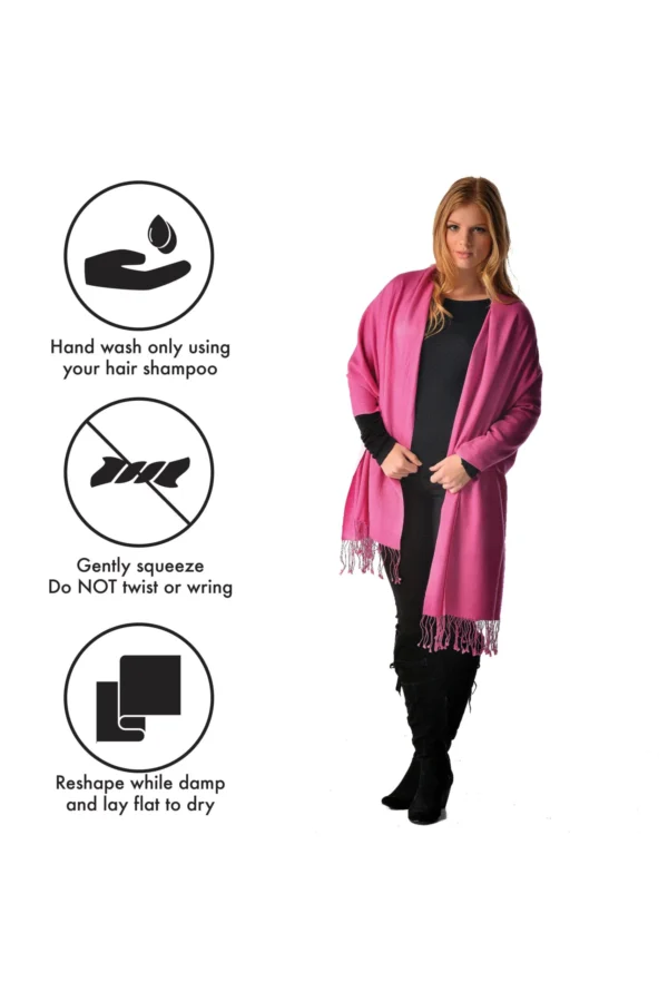 Pashmina and Silk Wrap - Cashmere Boutique