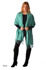 Pashmina and Silk Wrap - Cashmere Boutique