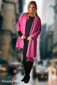 Pashmina and Silk Wrap - Cashmere Boutique