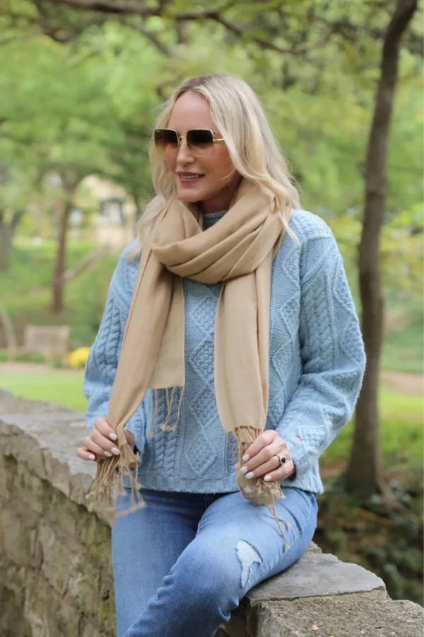 Pure Cashmere Shawl - Cashmere Boutique