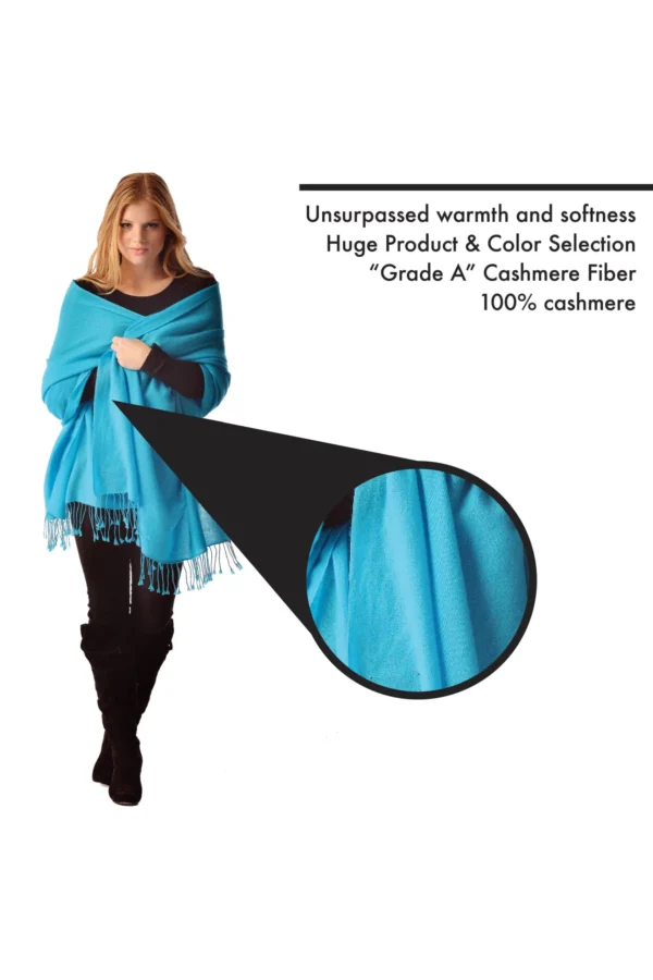 Pure Cashmere Shawl - Cashmere Boutique