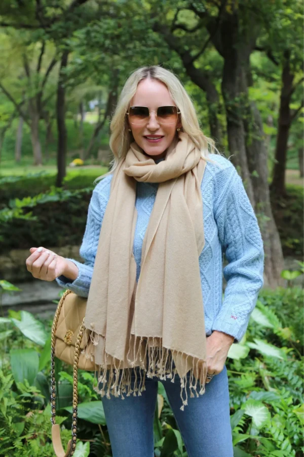 Pure Cashmere Shawl - Cashmere Boutique