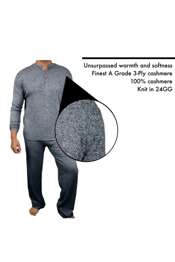 Unisex Trouser & Sweater Lounge Set in Pure Cashmere - Cashmere Boutique