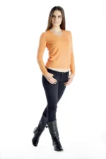 Womens Cashmere V-Neck Sweater - Cashmere Boutique