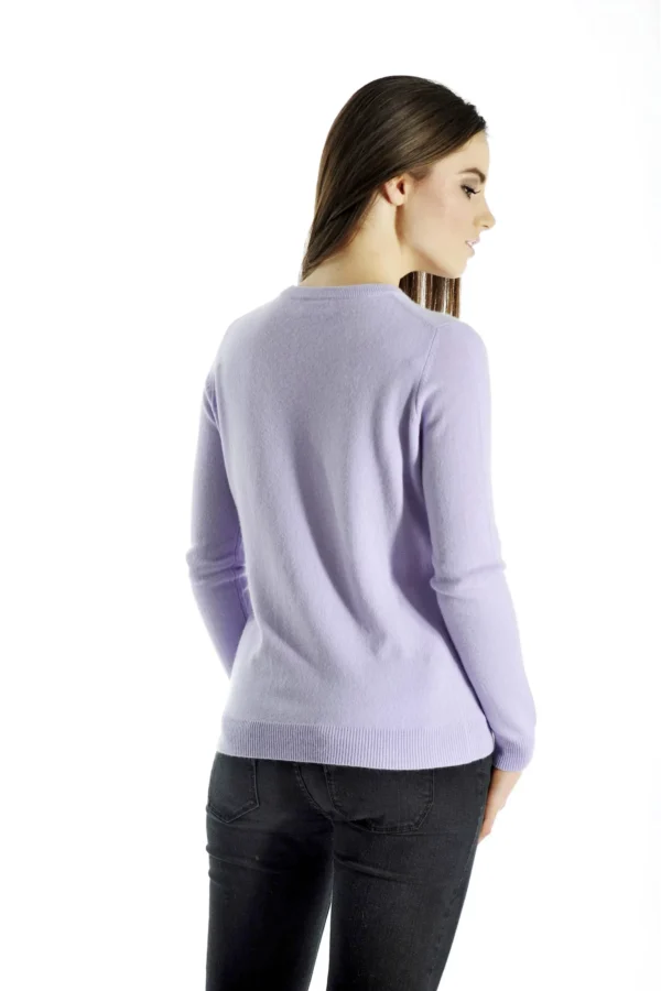 Women’s Crew Neck Cashmere Sweater - Cashmere Boutique