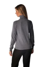Womens Pure Cashmere Turtle Neck Sweater - Cashmere Boutique
