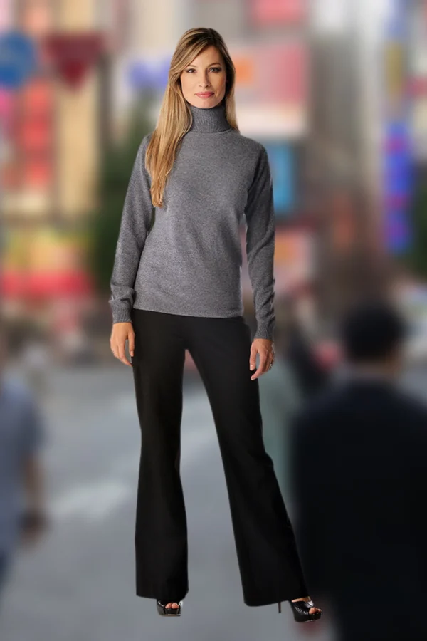 Women’s Pure Cashmere Turtle Neck Sweater - Cashmere Boutique