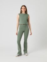 Borg Cropped Tank Top