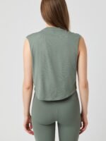 Borg Cropped Tank Top