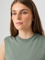 Borg Cropped Tank Top