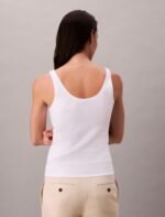 Liquid Cotton Scoop Tank Top