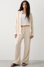 Oversized Linen Blend Shirt