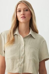 Relaxed Air Flow Short Sleeve Shirt