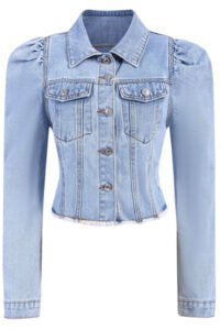 1950s Denim Leg-Of-Mutton Button Coat