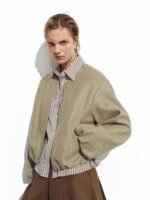 2 In 1 Balloon Hem Jackets