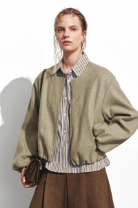 2 In 1 Balloon Hem Jackets