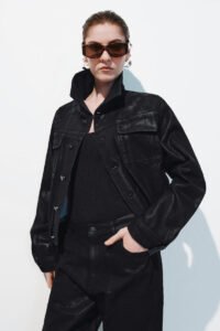 Balloon Sleeve Trucker Denim Jackets