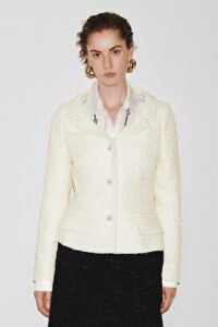 Button Up Notch Lapel Slim Jackets