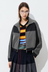 Contrast Full Zip Jackets