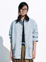 Contrast Trim Oversize Jackets