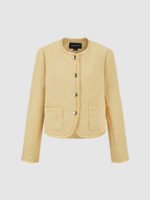 Crew Neck Straight Jacket