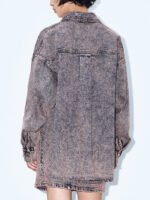 Distressed Loose Denim Jacket