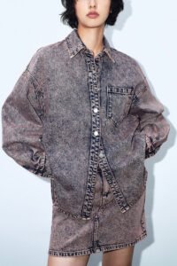 Distressed Loose Denim Jacket