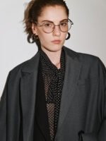 Double Breasted Notch Lapel Blazer