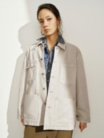 Patch Pockets Button Up Denim Jackets