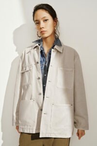 Patch Pockets Button Up Denim Jackets