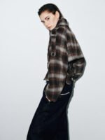 Plaid Wool Blend Jackets - Suggy